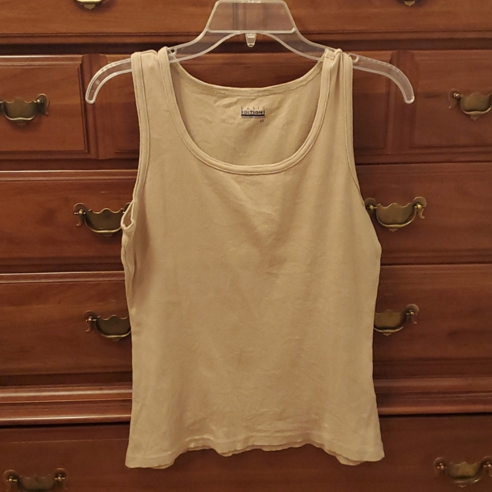 Simple Tan Tank Top